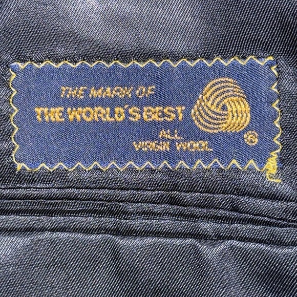 Polo University Club by Ralph Lauren Navy Pin Striped Wool Blazer - Picture 8 of 8